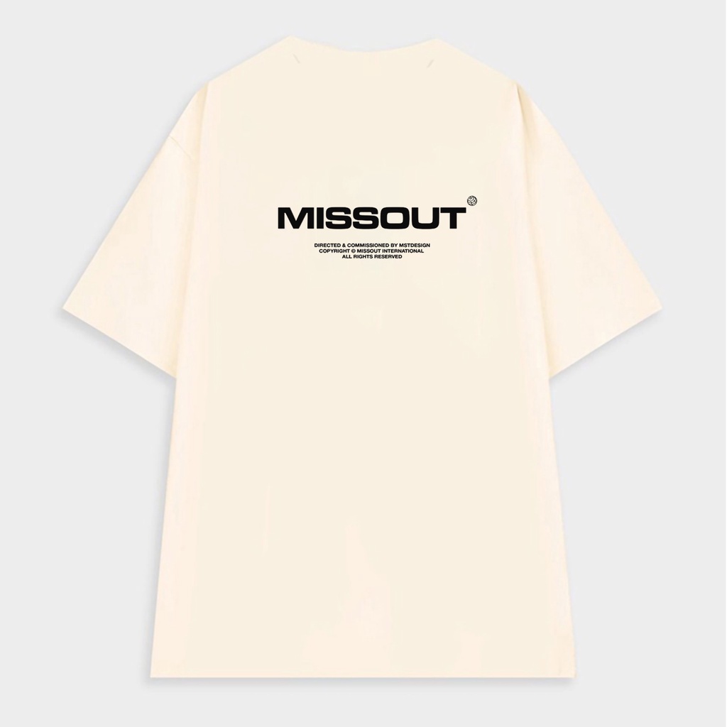 Áo thun tay lỡ SAM CLO nam nữ form rộng Unisex mềm mại, thoáng mát mặc cặp, nhóm in chữ MISSOUT - 100% COTTON
