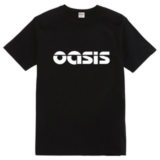 Oasis oasis oasis Cotton Undershirt Tay Ngắn Rời Cổ Tròn Áo Thun Nam In Hình Top