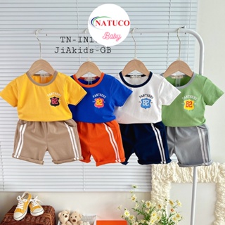 Bộ Quần Áo Ngắn Tay Trẻ Em Vải Cotton Hiệu Minky Mom Cho Bé Trai, Bé Gái 0