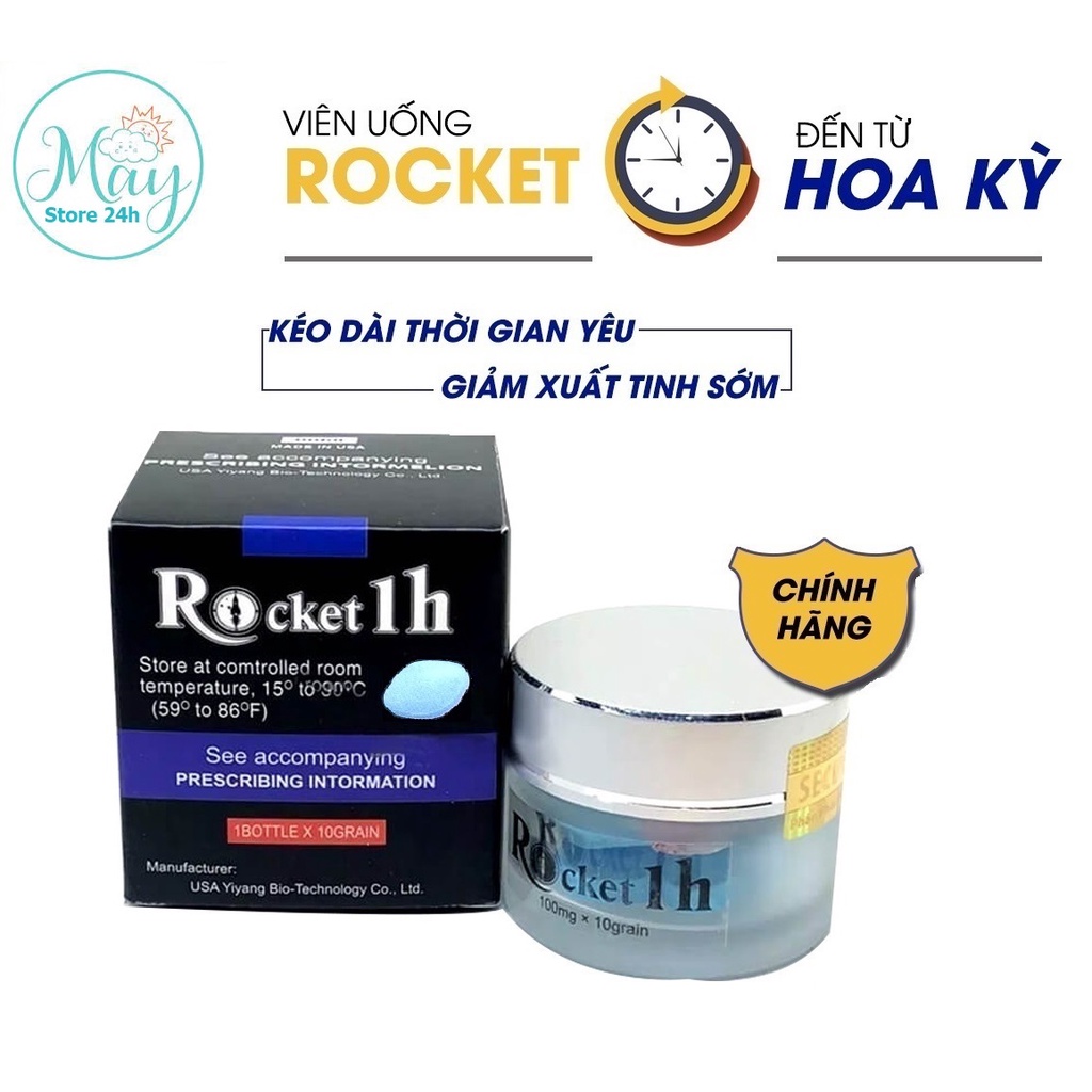 Rocket 1h - Bổ Thận Tráng Dương - Tăng Cường Sinh Lý - Khẳng Định Bản Lĩnh Phái Mạnh
