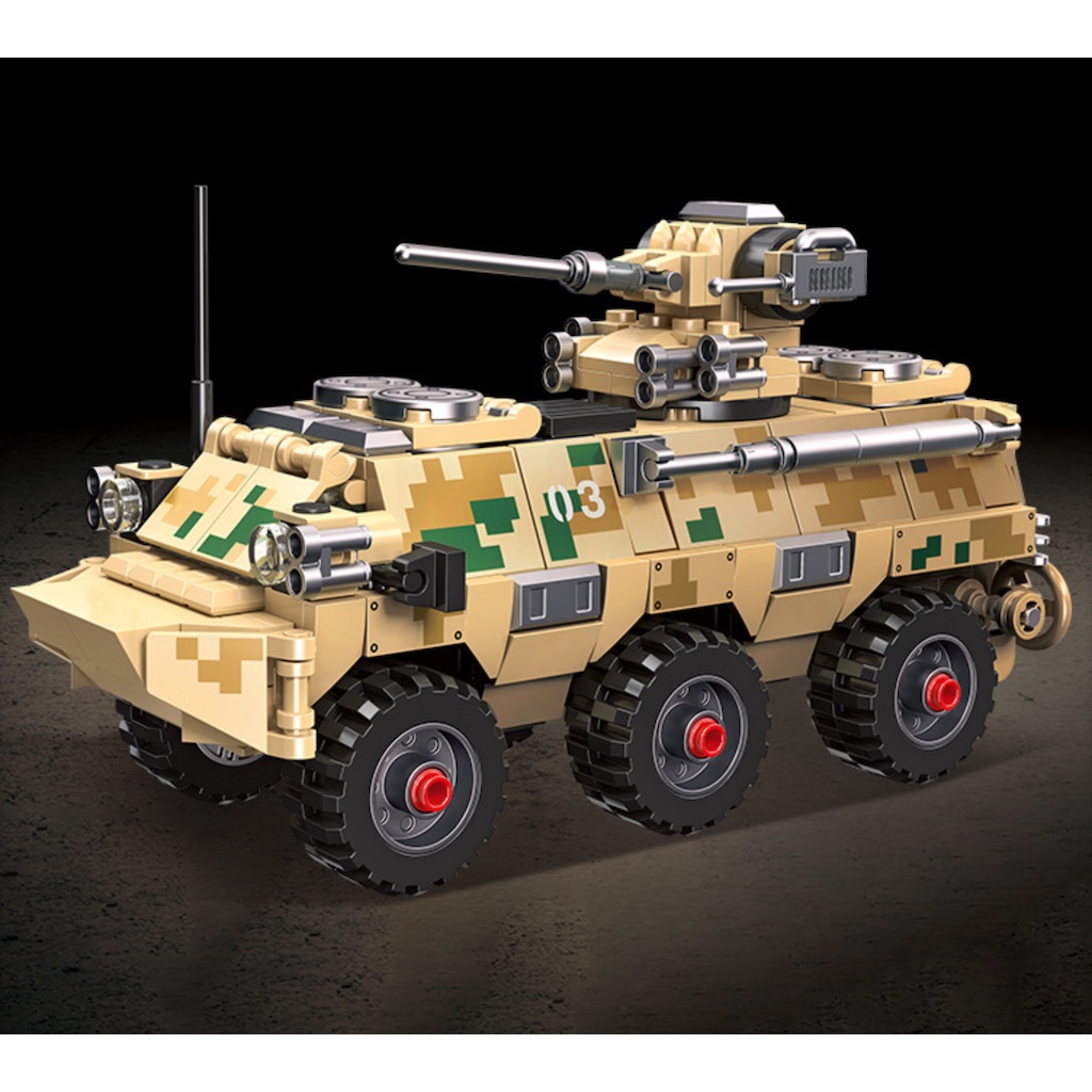 Set 336 Khối Lắp Ráp Mô Hình Xe MOC WW2 Type 92 Đồ Chơi Cho Bé Mới