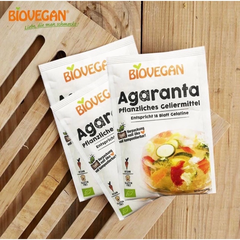 BỘT AGAR THỰC VẬT HỮU CƠ BIOVEGAN 18g