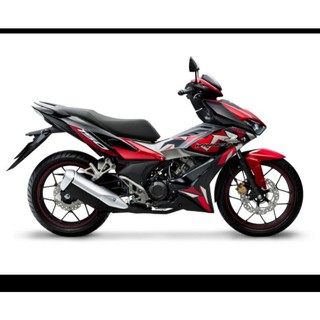 Tem rời winner x đen đỏ chế zin, tem 3 lớp không bay màu, siêu dín, decalsieure56