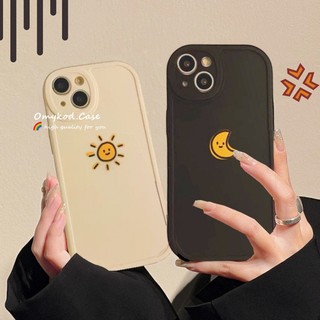 Ốp Điện Thoại Chống Rơi Họa Tiết Mặt Trăng / Mặt Trời Cho Samsung S21 FE S20 FE M23 M31 M62 S21 S22 Ultra Plus