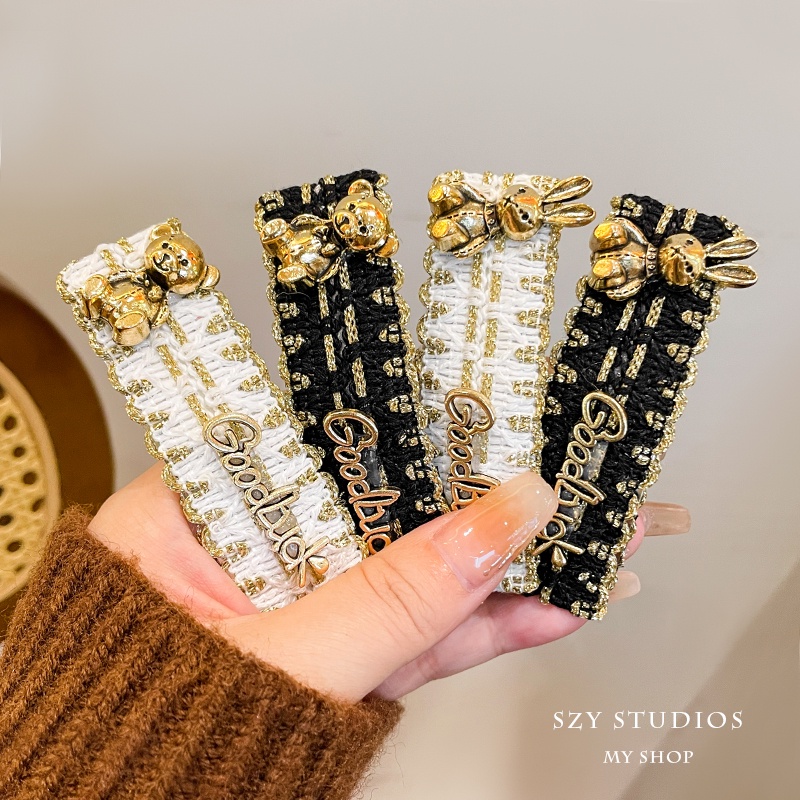 Kẹp Tóc Hình Vuông Phong Cách Hàn Quốc Dễ Thương Cho Bé Gái