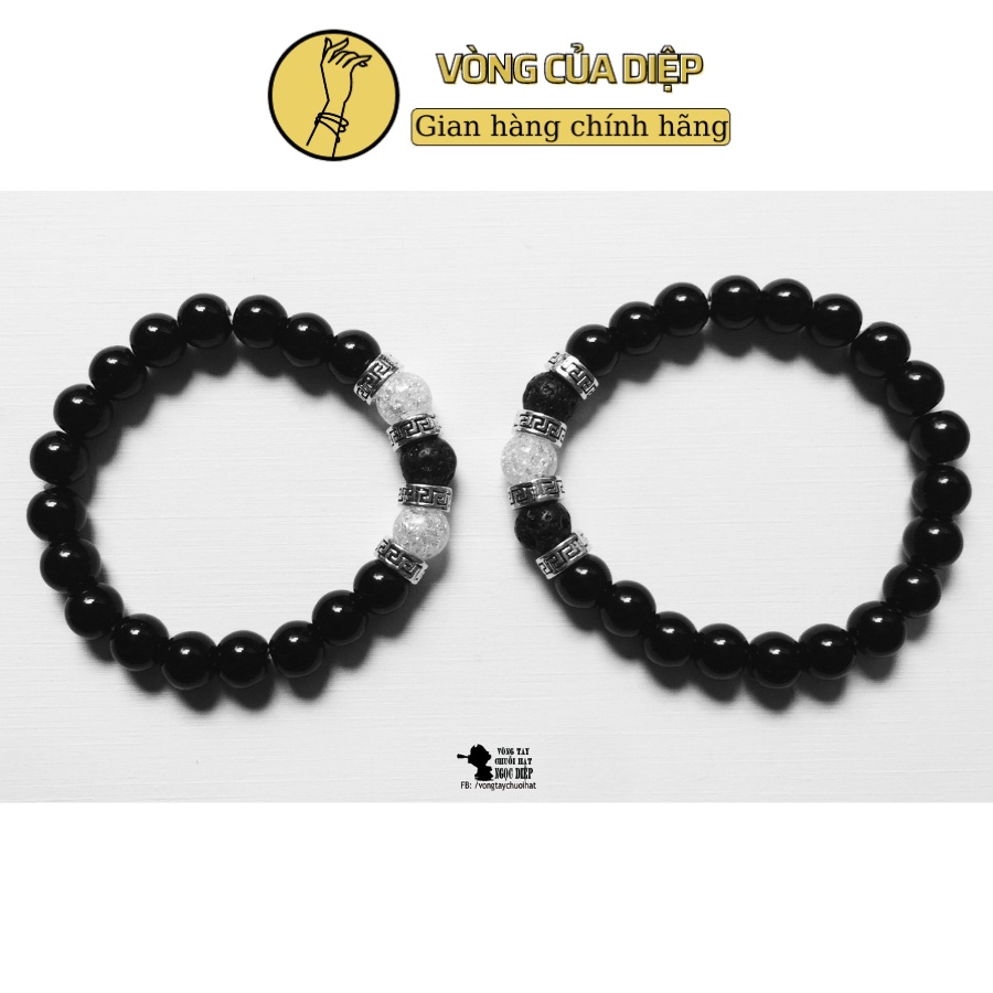 Vòng tay đeo cặp Tuyết Lửa  mẫu số 1