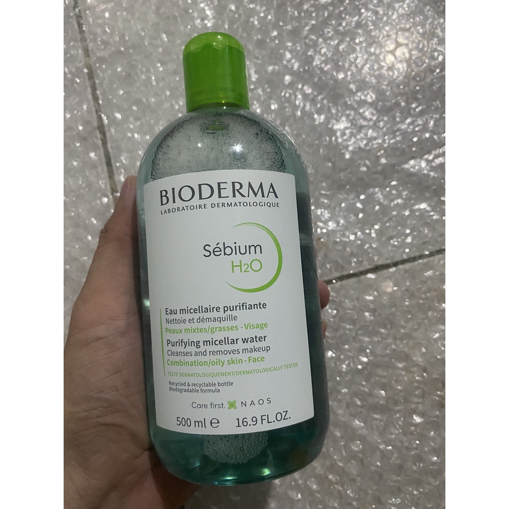 Nước Tẩy Trang Bioderma Pháp H2O Xanh - Hồng 100 - 500ML