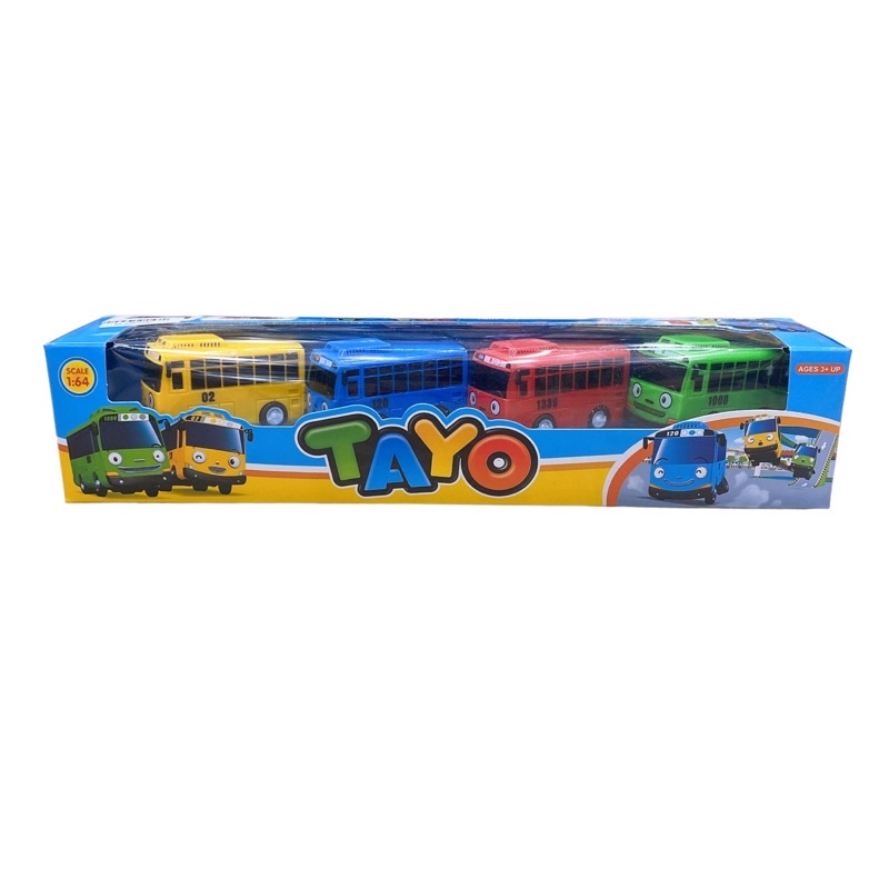 𝐇𝐎𝐓 Đồ Chơi Trạm 4 Xe Buýt Tayo