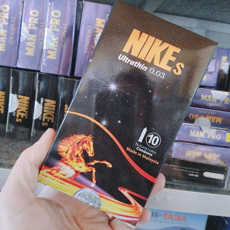 Bao Cao Su Nike siêu Mỏng Trơn Nhập Khẩu Malaysia Chống Xuất Tinh Sớm