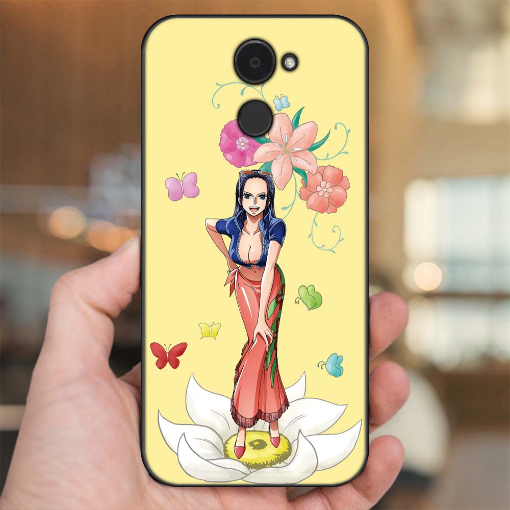 Ốp lưng Huawei Y7 Prime viền đen in hình Nico Robin One Piece Đảo Hải Tặc