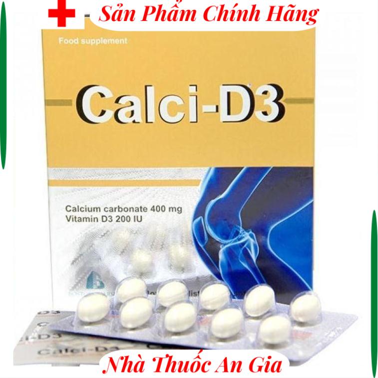 Calci-d3 viên uống bổ sung canxi và vitamin d3 ( hộp 100 viên ) h h b
