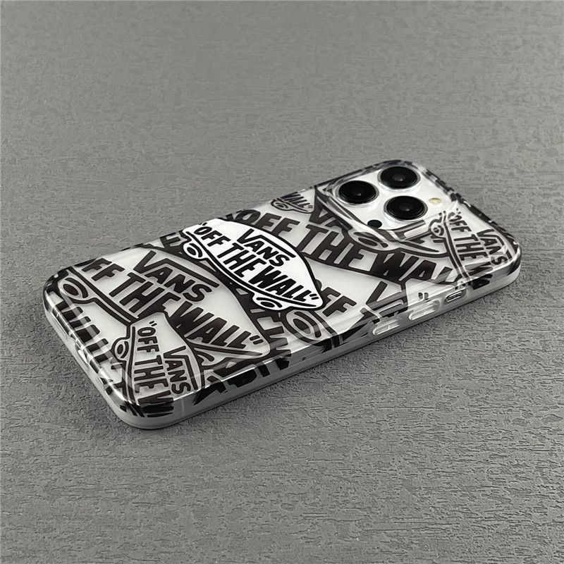 Ug Ốp Điện Thoại Đệm Khí Hình Graffiti Tiếng Anh Cho Iphone 11promax 14pro 13pro 8plus xsmax 14promax 13 12 11 7PCL