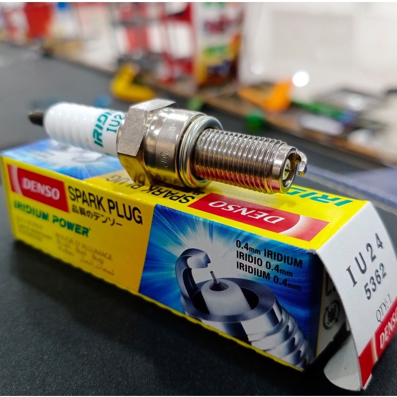 Bugi Denso IU24 Exciter, Raider, FX125, Piaggio Liberty, Vespa LX, SHVN