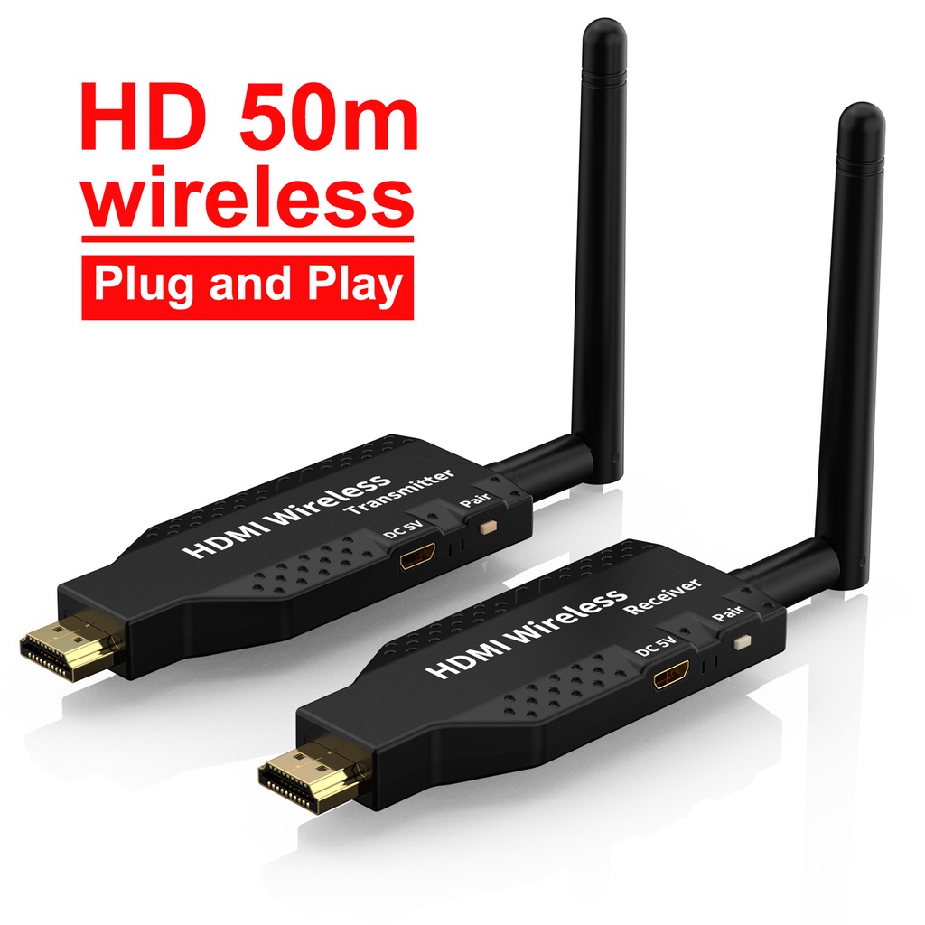 Thiết Bị Chia Sẻ Tín Hiệu HDMI 1080P Không Dây Mini Mới Cho PS4 DVD Camera Laptop PC TV Box