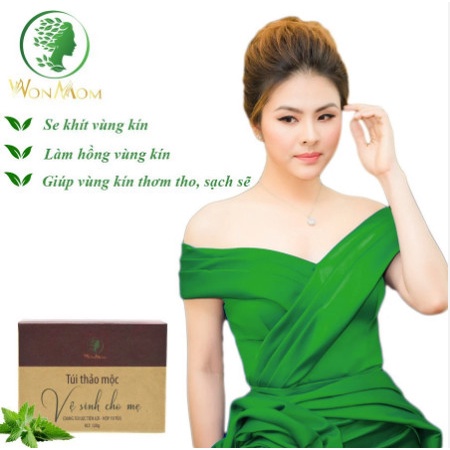 Túi Thảo Mộc Vệ Sinh Cho Mẹ Sau Sinh, Xông Vùng Kín Thơm Tho Wonmom (10 Túi/Hộp )