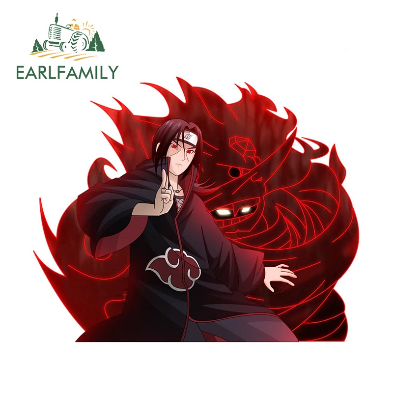 Sticker Dán Trang Trí Xe Hơi Hình Naruto 13Cmx11.6Cm Bằng Vinyl Chống Trầy Xước