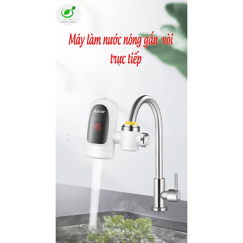 Máy làm nóng nước trực tiếp 🌴 Máy nước nóng lạnh gắn đầu vòi 🌴 Hiển thị nhiệt độ nước làm nóng siêu nhanh tiết kiệm điện