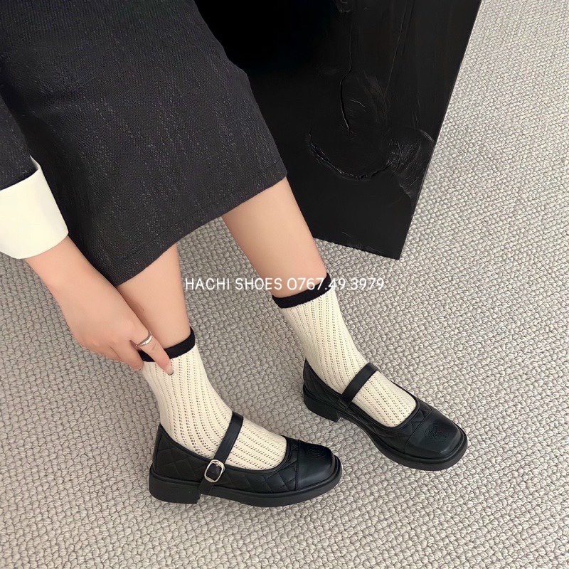 Giày bệt nữ Marry Jane hàng xịn fulbox 688-25 - HACHI SHOES