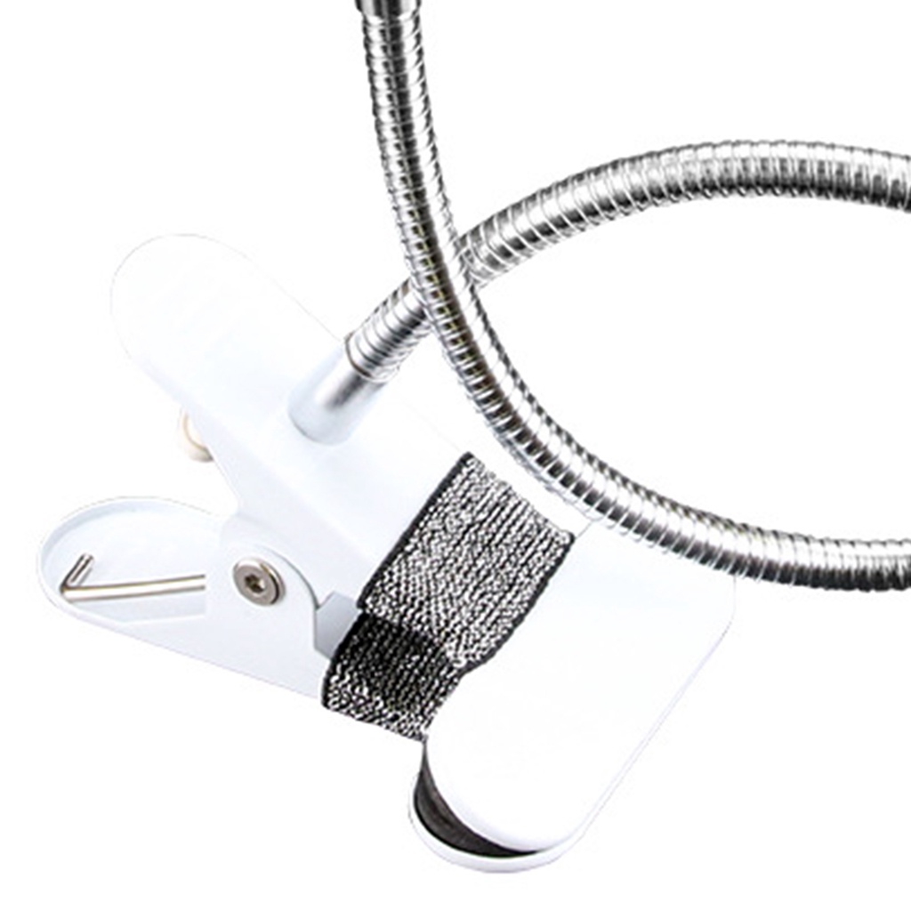 [Hàng Sẵn] Đèn LED Mini Kẹp Bàn cho Phun Xăm Nối mi Làm nail Trang Điểm 2 Chế Độ Sáng【Texas053】