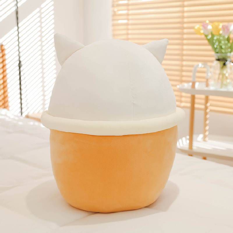 Kawaii Bubble Tea Pig Plush Toy Stuffed Animal Cat Dog Pillow Cup Milk Tea Boba Plushie Doll Kids Christmas Gift