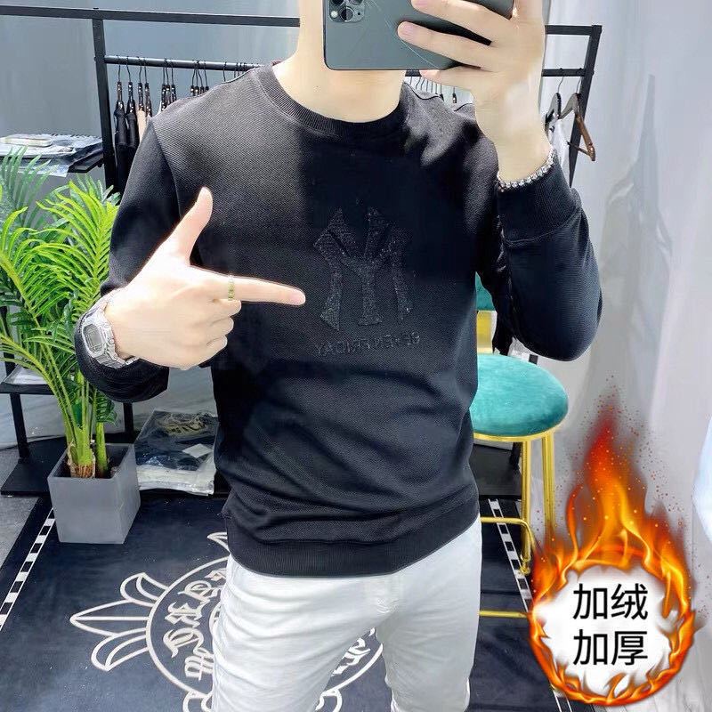 Áo Nỉ Dài Tay Cổ Tròn Thời Trang Mùa Thu Cho Nam