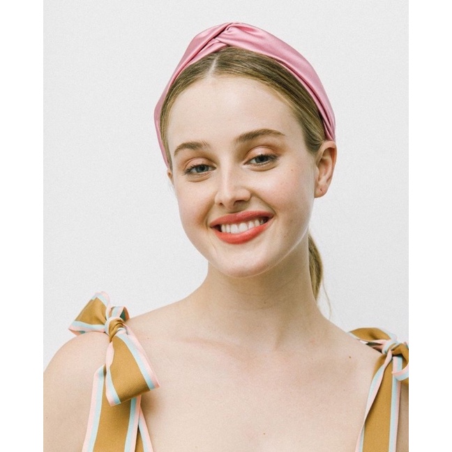 Băng đô Turban vải Lụa Mít Tây thắt nhiều kiểu xinh xắn Headband Handmade