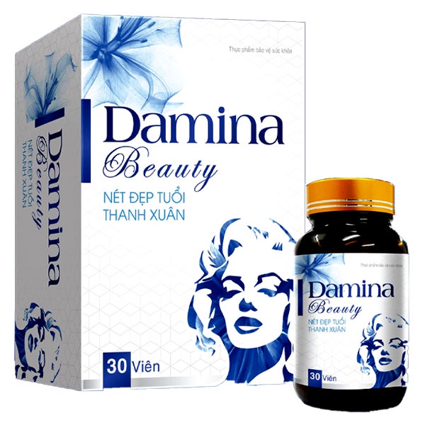 Damina Beauty, hỗ trợ tăng cường nội tiết tố nữ, hỗ trợ đẹp da.
