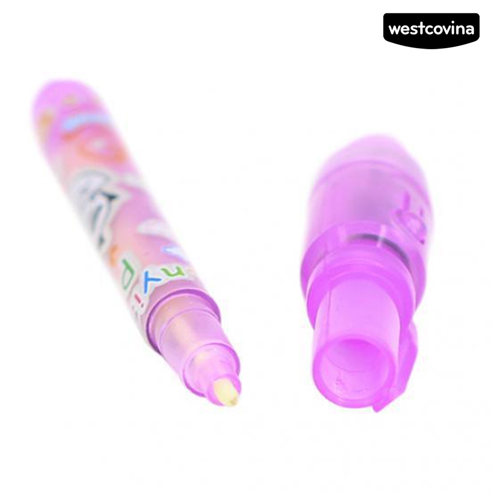 [WEST]⚘Bút Mực Vô Hình Bí Mật Sáng Tạo Với Đèn UV Màu Đen Cho Học Sinh