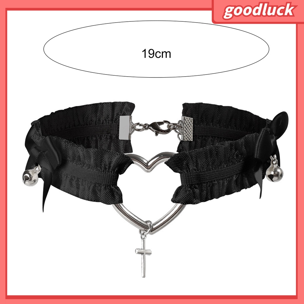 Chúc may mắn| Vòng Cổ Choker Co Giãn Thắt Nơ Chéo Chân Cho Nữ