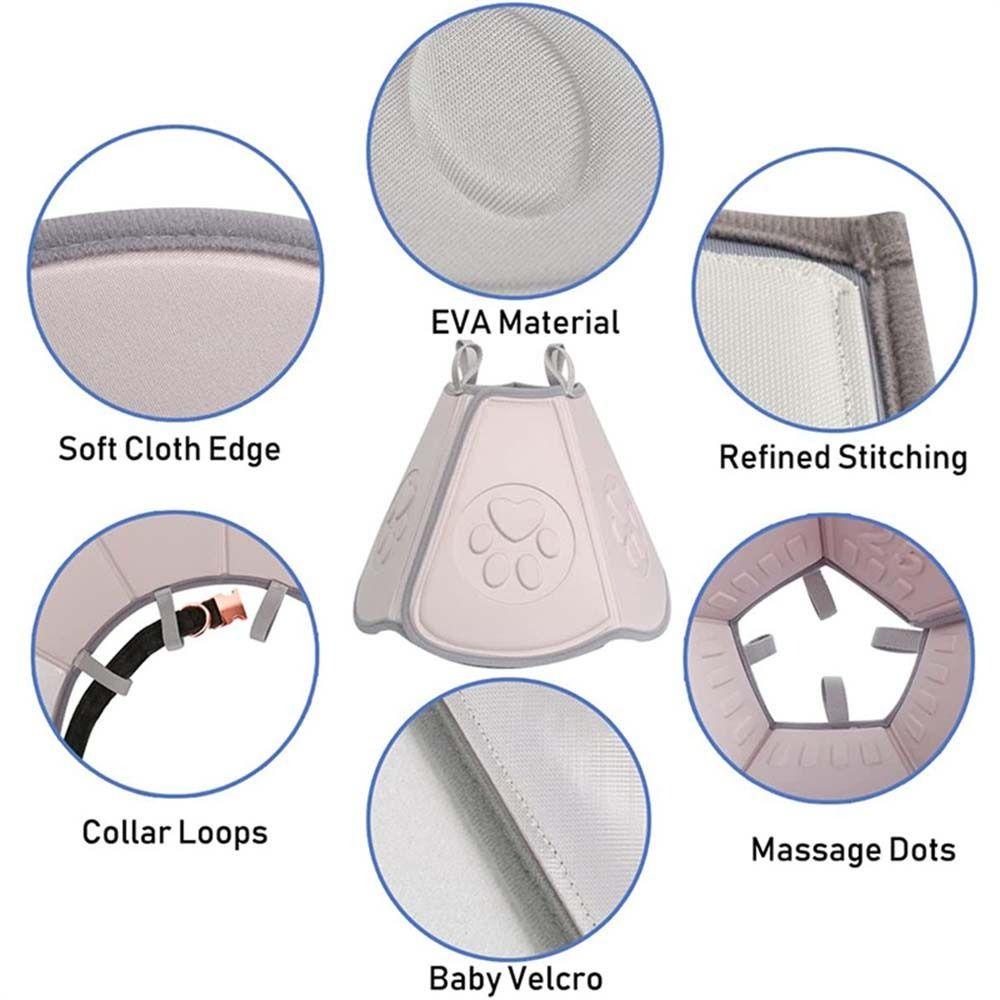 Norman Vòng Cổ Elizabethan Ngăn Chặn Vết Thương Cho Thú Cưng Cắn Hình Nón Bảo Vệ Sau Khi Phẫu Thuật