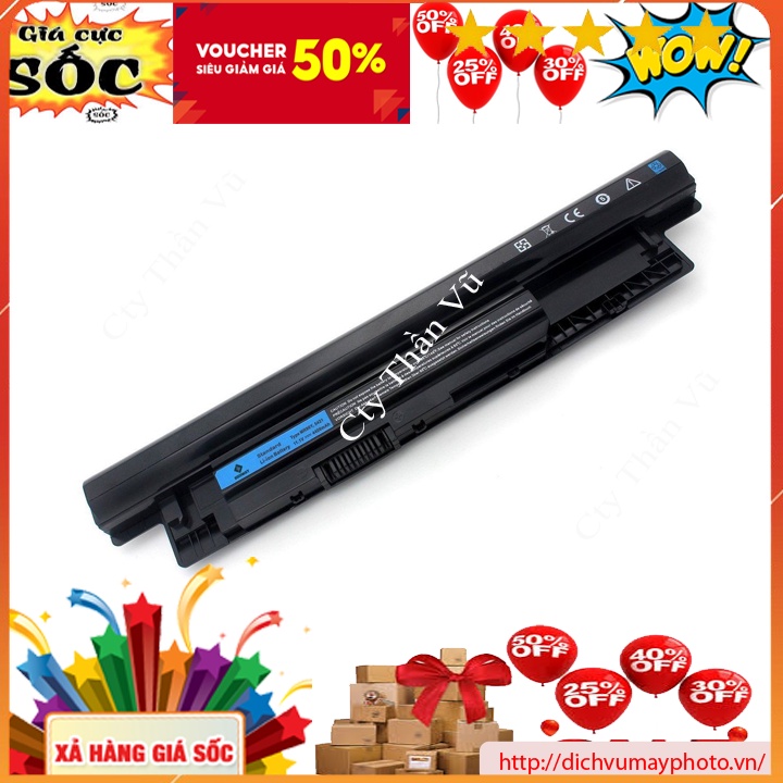 Pin Dell Insprion 3421 3437 3521 5421 3541 3542 3537 5437 5537 5721 G019Y, 0MF69, 8RT13, VR7HM, 6K73M chuẩn Zin