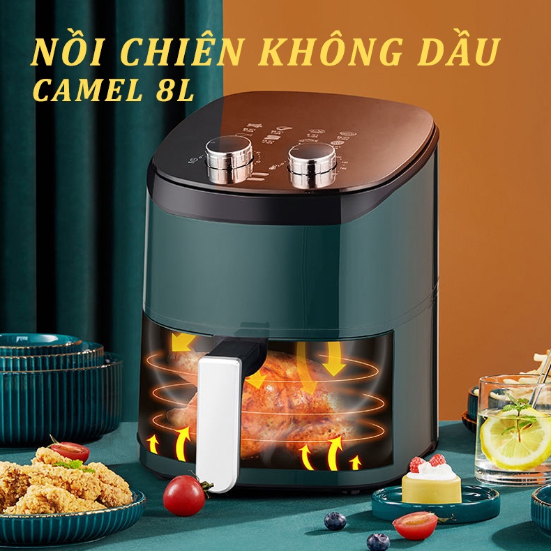 Nồi Chiên Không Dầu giá rẻ - Chiên nhanh chín với nhiệt độ cao - BH 12 tháng