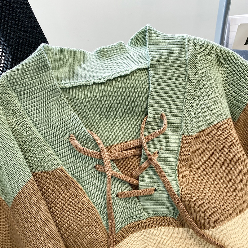 Set Áo Len Tay Dài Kẻ Sọc Ngang + Quần Legging Ngắn Màu Sắc Đa Dạng Thời Trang Hàn Quốc