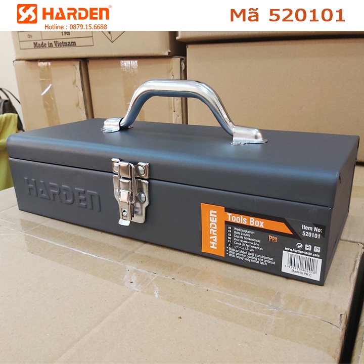 Hộp đựng đồ nghề mini bằng thép Harden 355x90x155mm