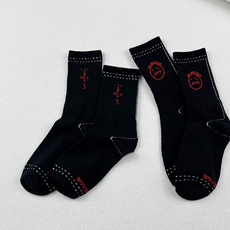 Vớ Travis Scott Cotton Thể Thao Phong Cách Hip Hop Thời Trang Đường Phố Cho Nam
