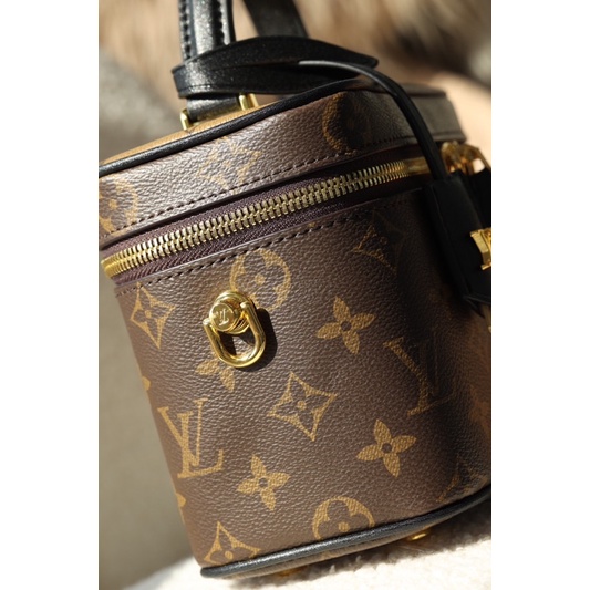 Túi quai xách LV Vanity bản super size 19cm da thật fullbox 2 lớp