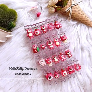 Set 5c kẹp tóc càng cua 3 răng gấu dâu lotso
