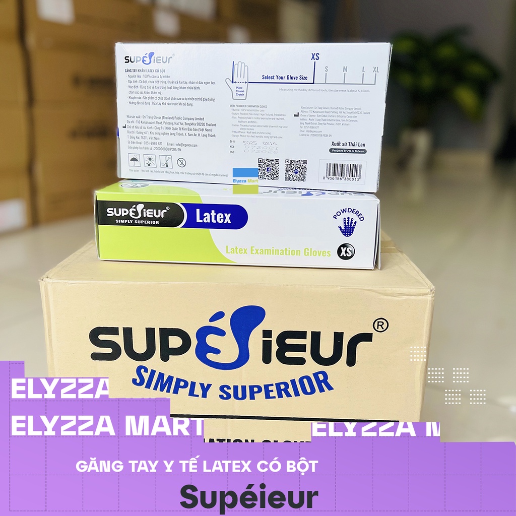 Găng Tay Y Tế Có Bột Superieur