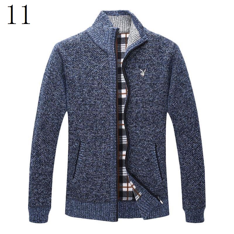 Áo Khoác Len Lót Lông Cừu Dày Dặn Dáng Rộng Phong Cách Hàn Quốc Thời Trang Thu Đông Cho Nam