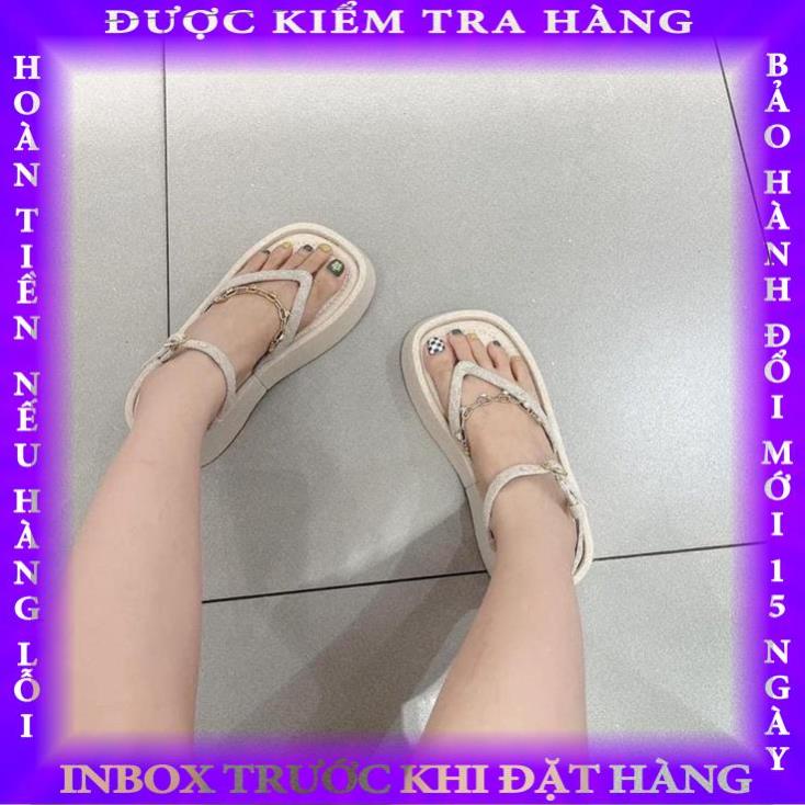 Dép Cnk Đế Bánh Mì Fullbox+Fullbox Kèm Ảnh Thật(Lùi 1 size) phamthi