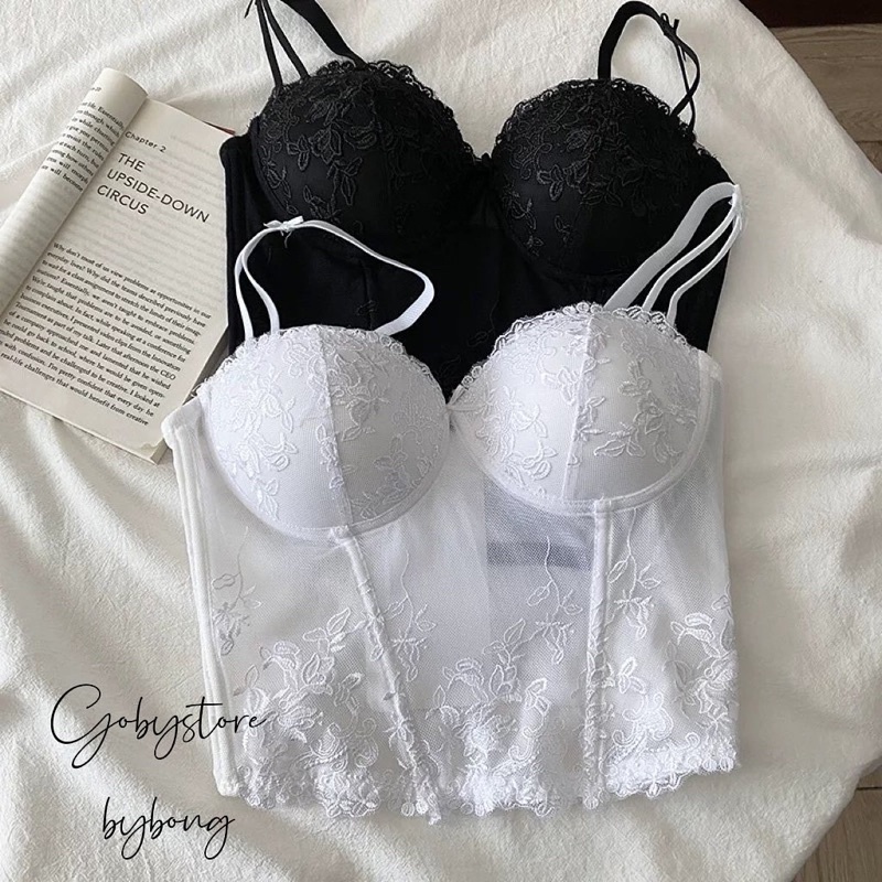 Áo Corset ren Sexy quyến rũ đệm vừa ôm ngực