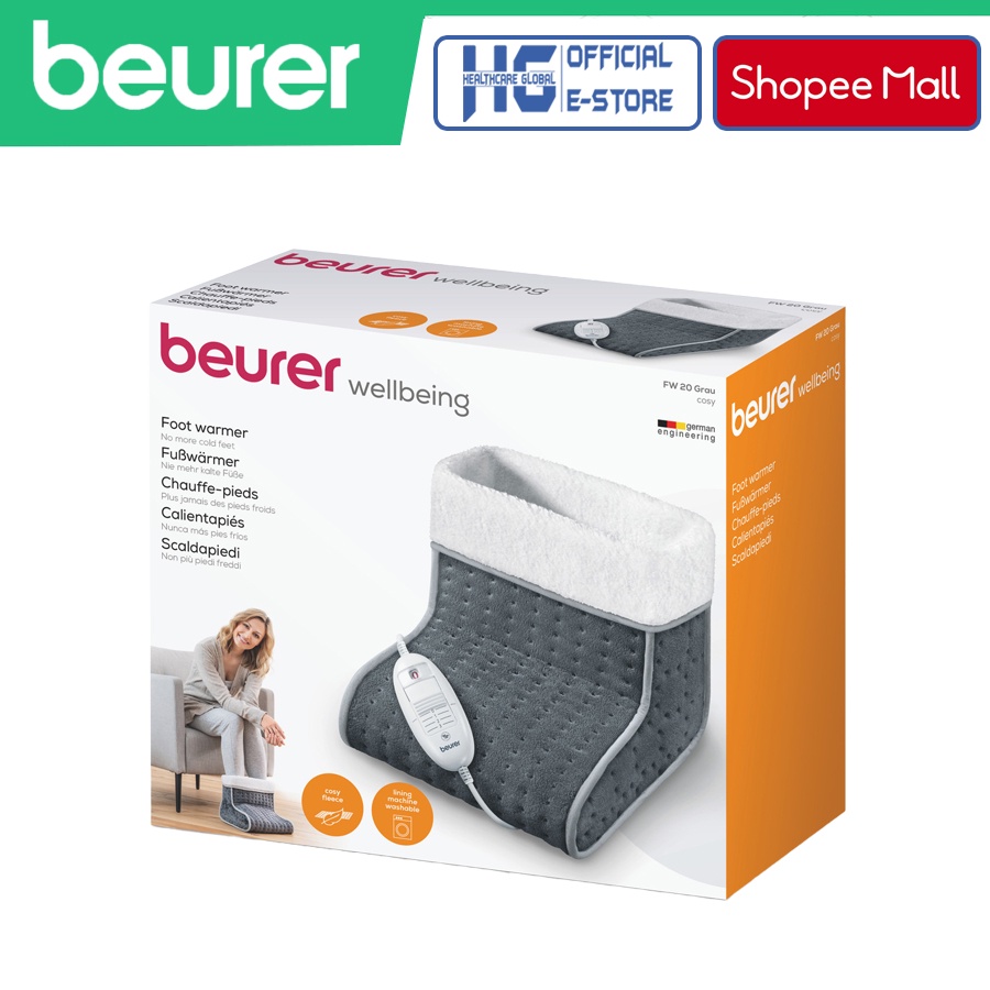 Ủng Sưởi Ấm Chân Sạc Điện Beurer FW20 | Chất Liệu Mềm Mịn Và Ấm Áp , Chăm Sóc Đôi Chân Trong Mùa Đông Giá Lạnh