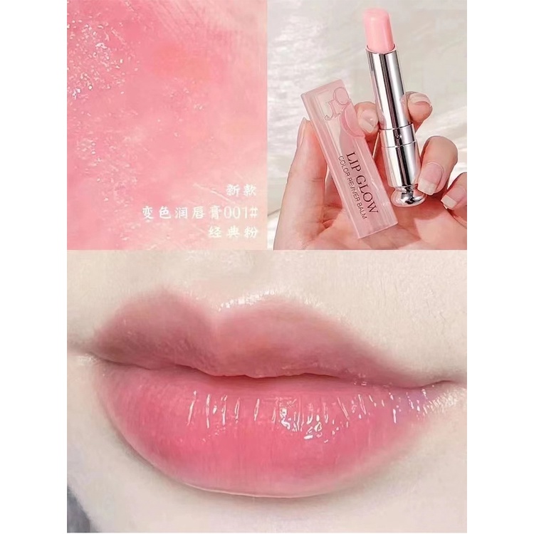 Dio Color Changing Lipstick Sample 001 004 Moisturizing Lipstick Lip Balm Two-piece Set 1.4g*2 Set 2 Son Dưỡng Ẩm Thay Đổi Màu Sắc 1.4g * 2