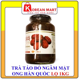 Trà Táo Đỏ Mật Ong Hũ 1Kg- Honey Red Dates Tea Hàn Quốc
