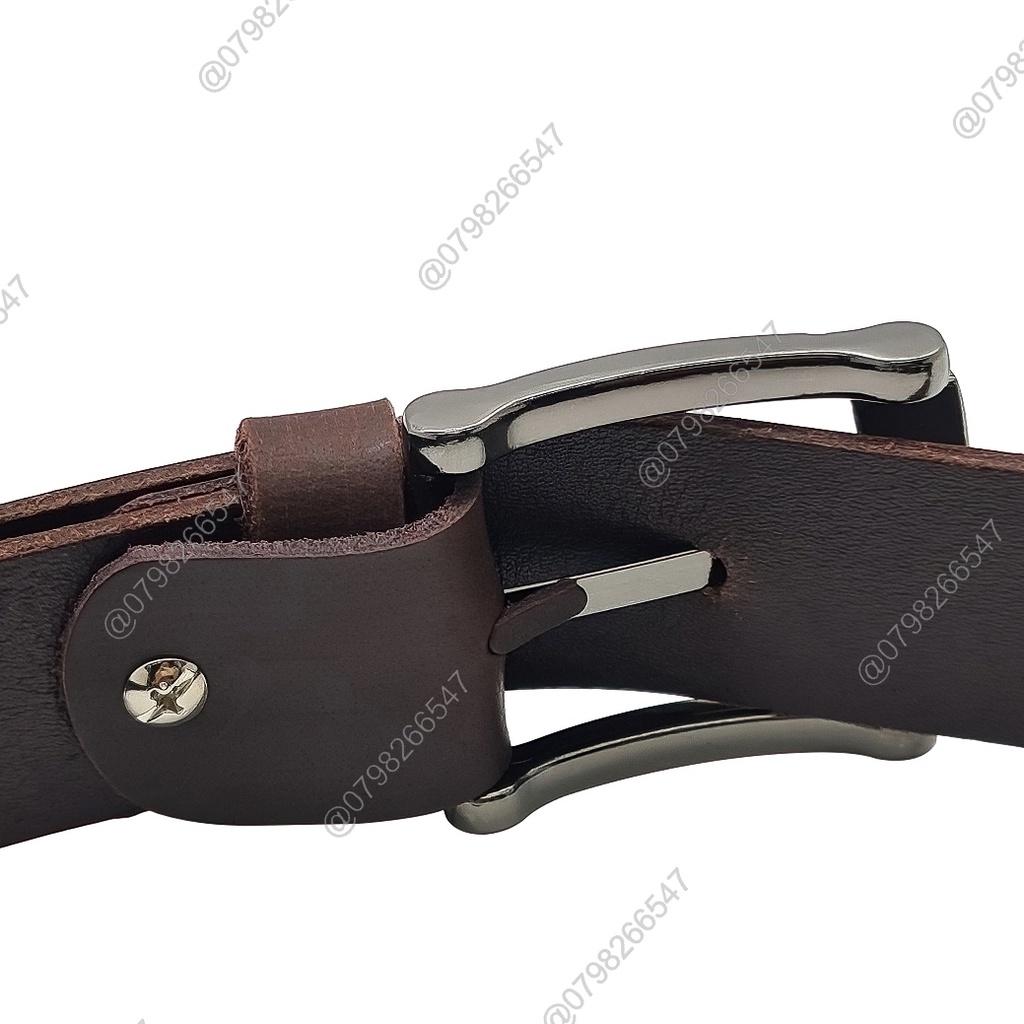 Thắt lưng da nam DHM-169 | Dây nịt nam da bò sáp khoá kim thời trang | Bảo hành 12 tháng