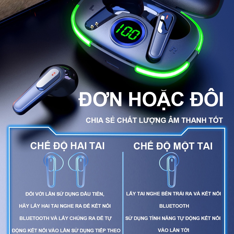 Tai nghe nhét tai không dây TAIPULING TWS PRO80 bluetooth 5.1 TWS chống ồn âm thanh hifi có micro màn hình