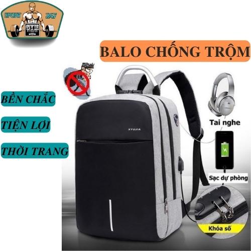 Balo Laptop Cao Cấp Chống Trộm Mã Khóa Siêu Nhẹ Phản Quang