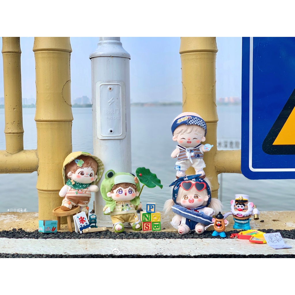 Outfit doll 15cm 20cm - Quần áo búp bê 15cm 20cm tủ Miega