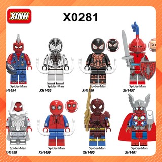 Đồ chơi minifigures các mẫu nhân vật người nhện phiên bản mới x0281 - đồ chơi lắp ráp mini spiderman