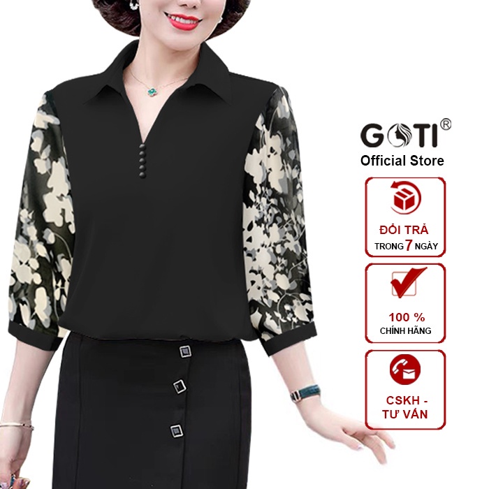 - Áo Lụa Trung Niên Nữ Che Bụng Cao Cấp Cổ Bẻ Big Size Nhiều Màu Trơn Tay Lỡ Tặng Mẹ U60 3A23 3A05 3A06